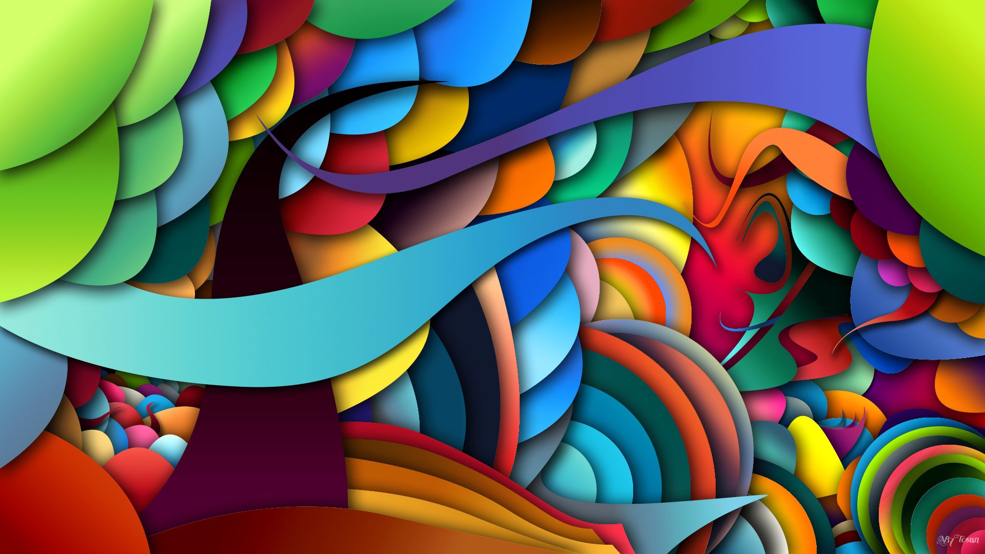 licht farbe linien schicht volumen
