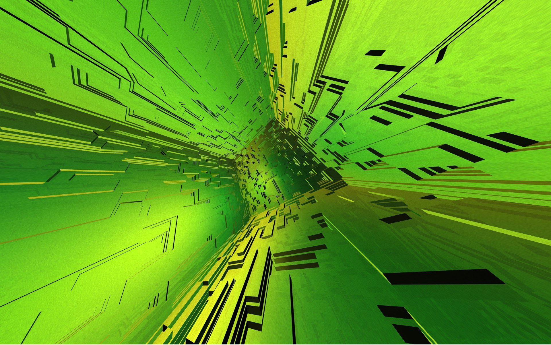 linee luce colore corridoio tunnel volume