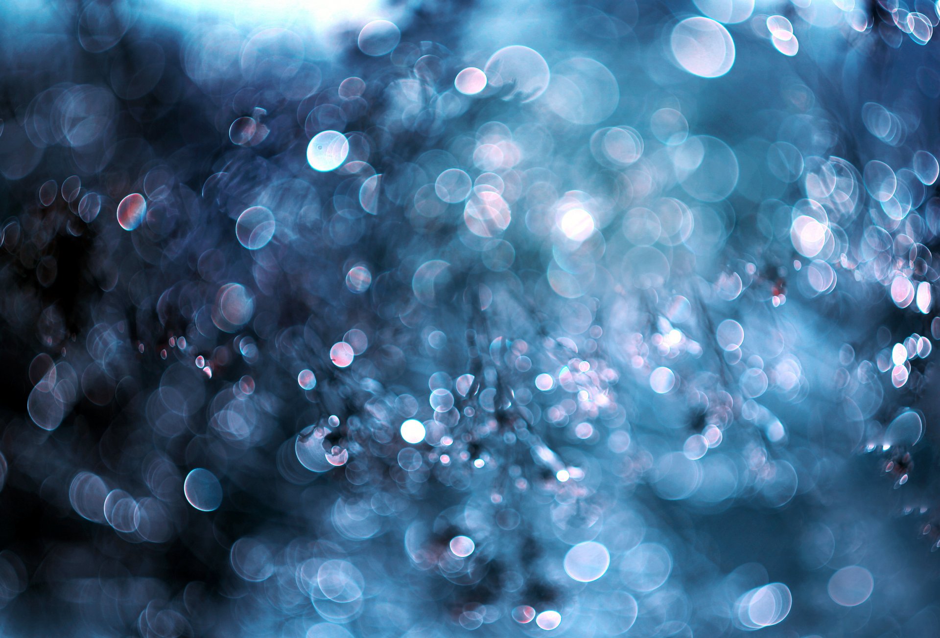 bokeh spots light