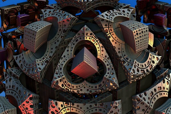 Abstracción que muestra el valor de los metales