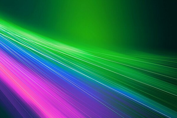 Multicolored lines, shining colors