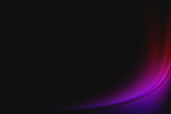 Leuchtend rosa Neonlicht auf schwarzem Hintergrund