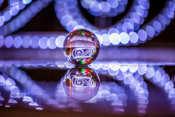 Ballon Blendung Reflexion Foto