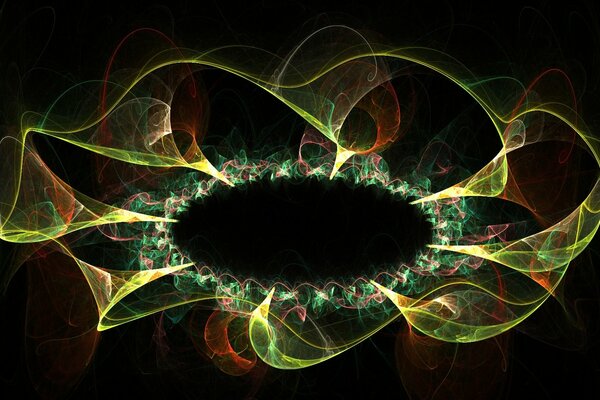 Background wreath of ectoplasm