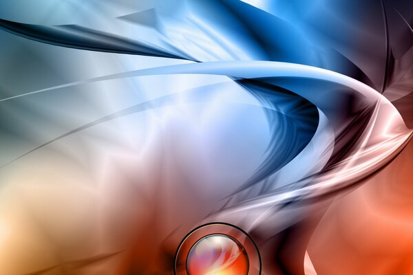Fondo abstracto rojo-azul