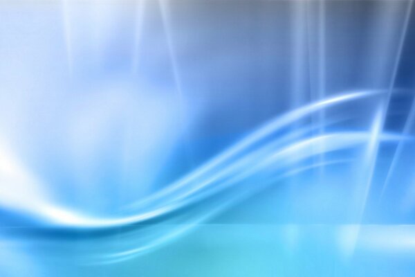 Blue and white wave lines