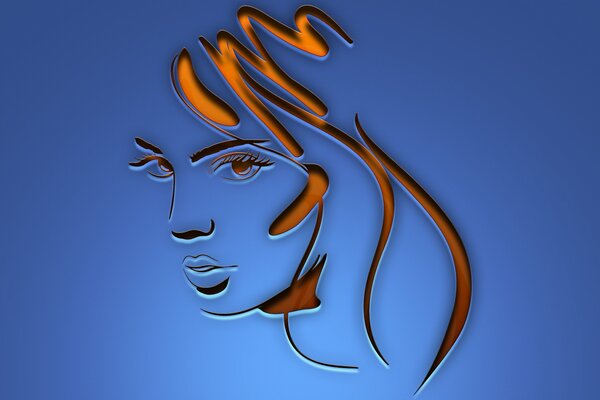 Logo. Wygląd dziewczyny