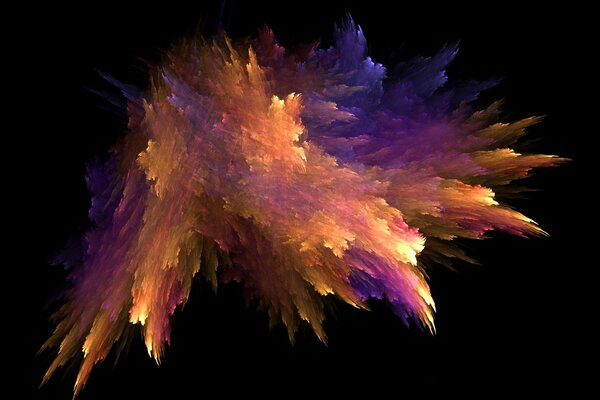 Nuvola di piume in colore nebbioso
