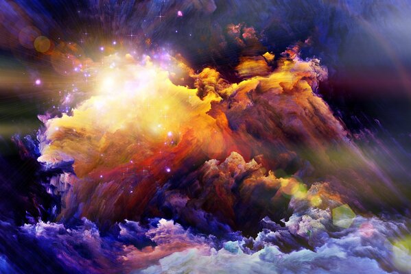 La originalidad de las pinturas en el humo brillante