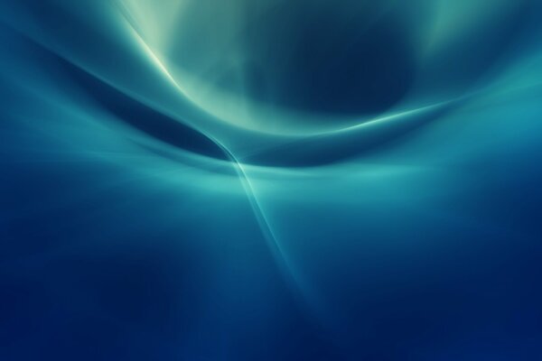 Lignes lisses sur fond bleu