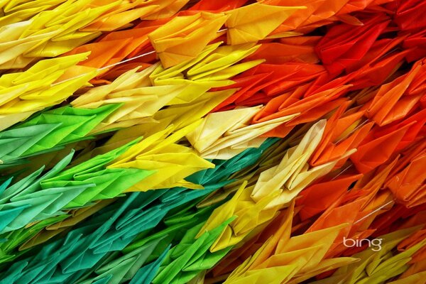 Tulipani colorati o spighette di carta