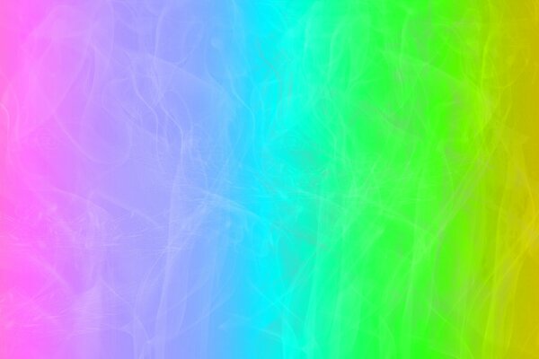 Colorful beautiful spider web in the haze