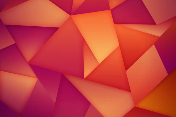 Abstraction des triangles et des quadrilatères