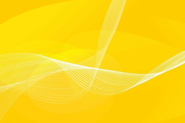 Linee curve e infinito in tonalità gialla
