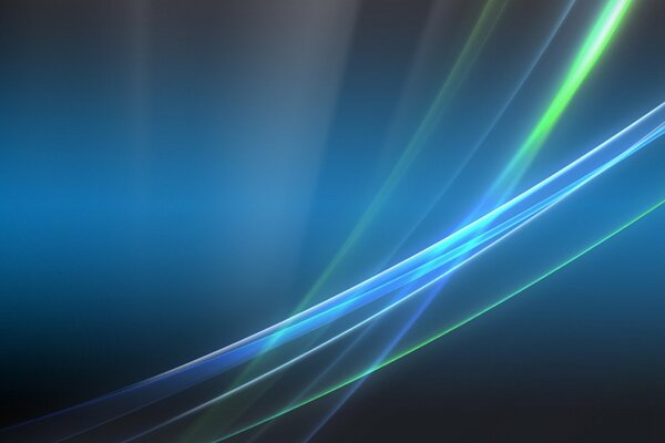 Linee di luce come archi di raggi solari