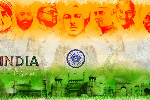 Dzień Niepodległości w Indiach 15 sierpnia