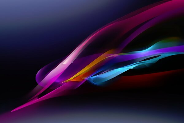 Beaucoup de couleurs différentes scintillent
