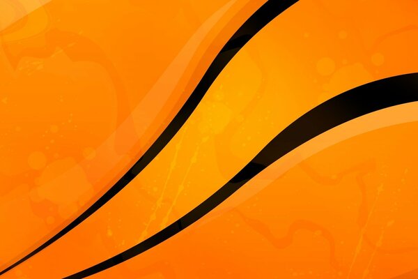 Schwarze Linien auf gelbem Hintergrund