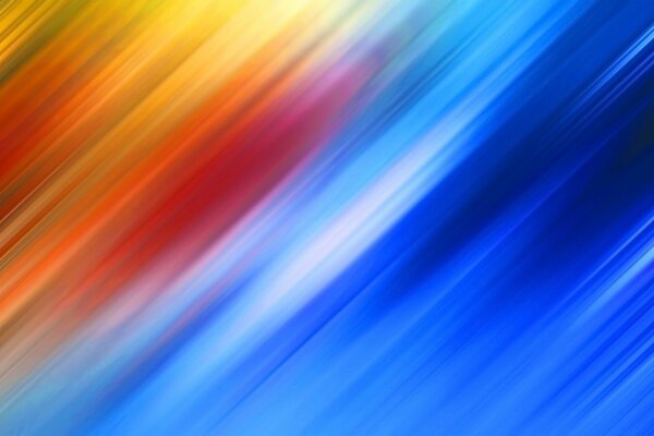 Linee colorate di raggi di luce