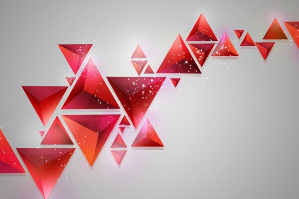 Sfondo astratto di triangoli