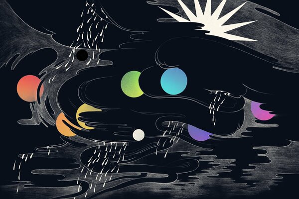 Imagen inusual del sistema solar