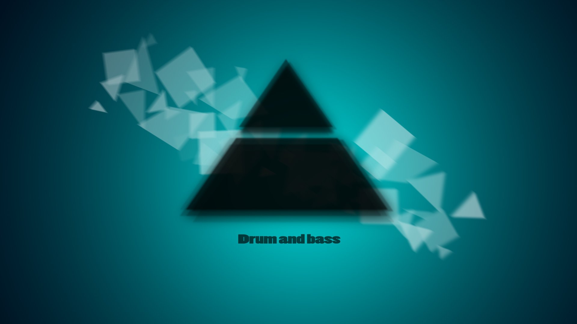 drum and bass dnb music square triangle