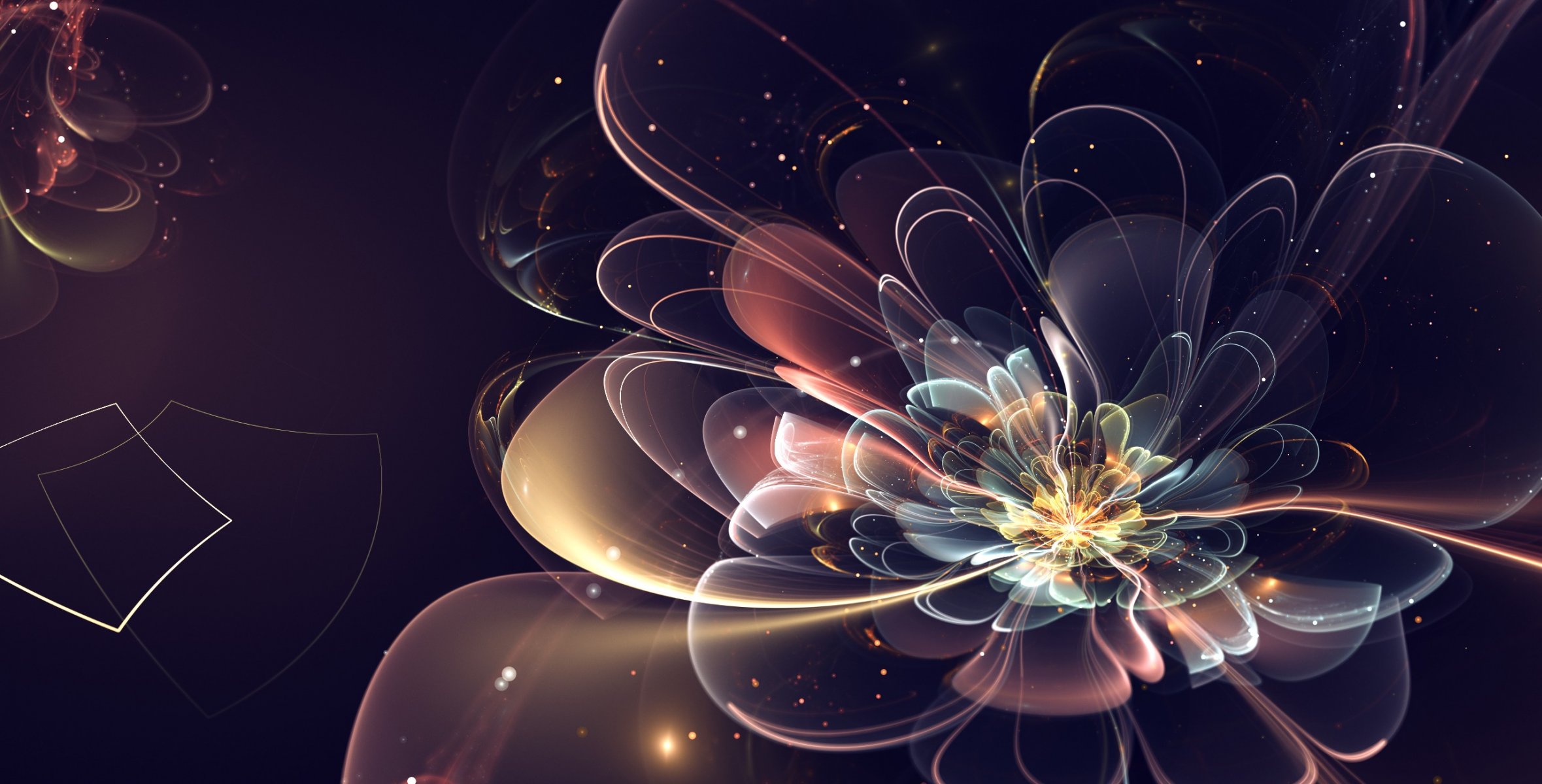 abstract flower fractal