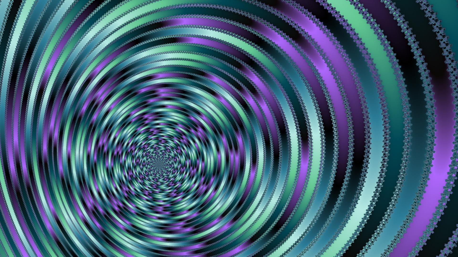 cercles illusion abstraction