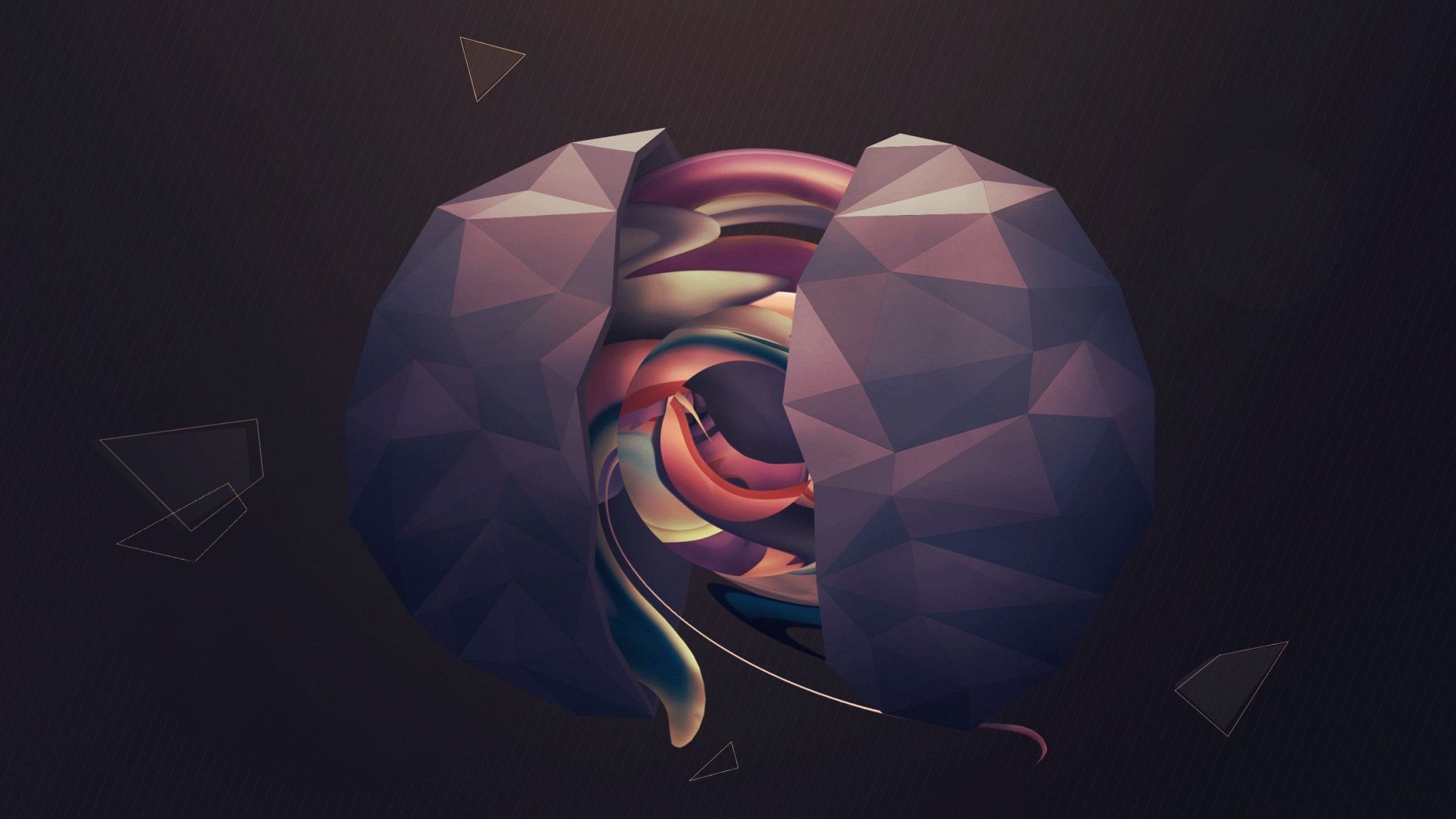 abstrakcja geometria 3d