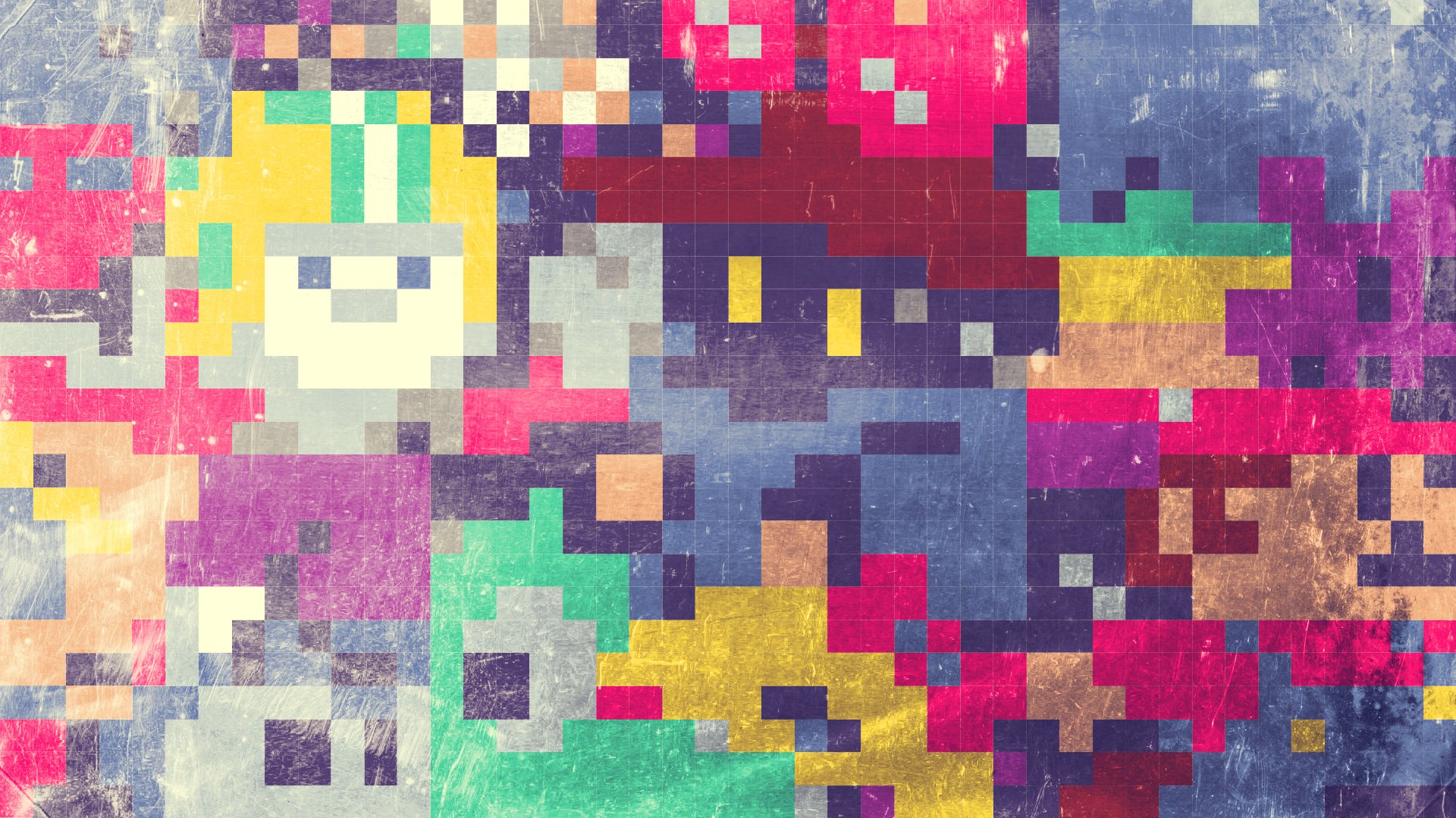 astrazione mosaico struttura quadrati multicolore