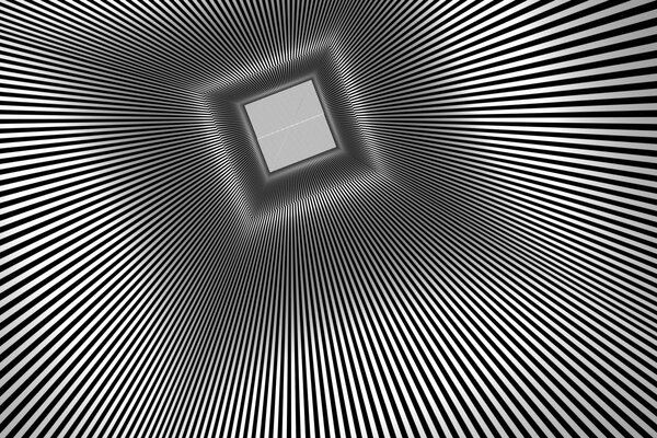 Illusion d optique de rayures noires et blanches