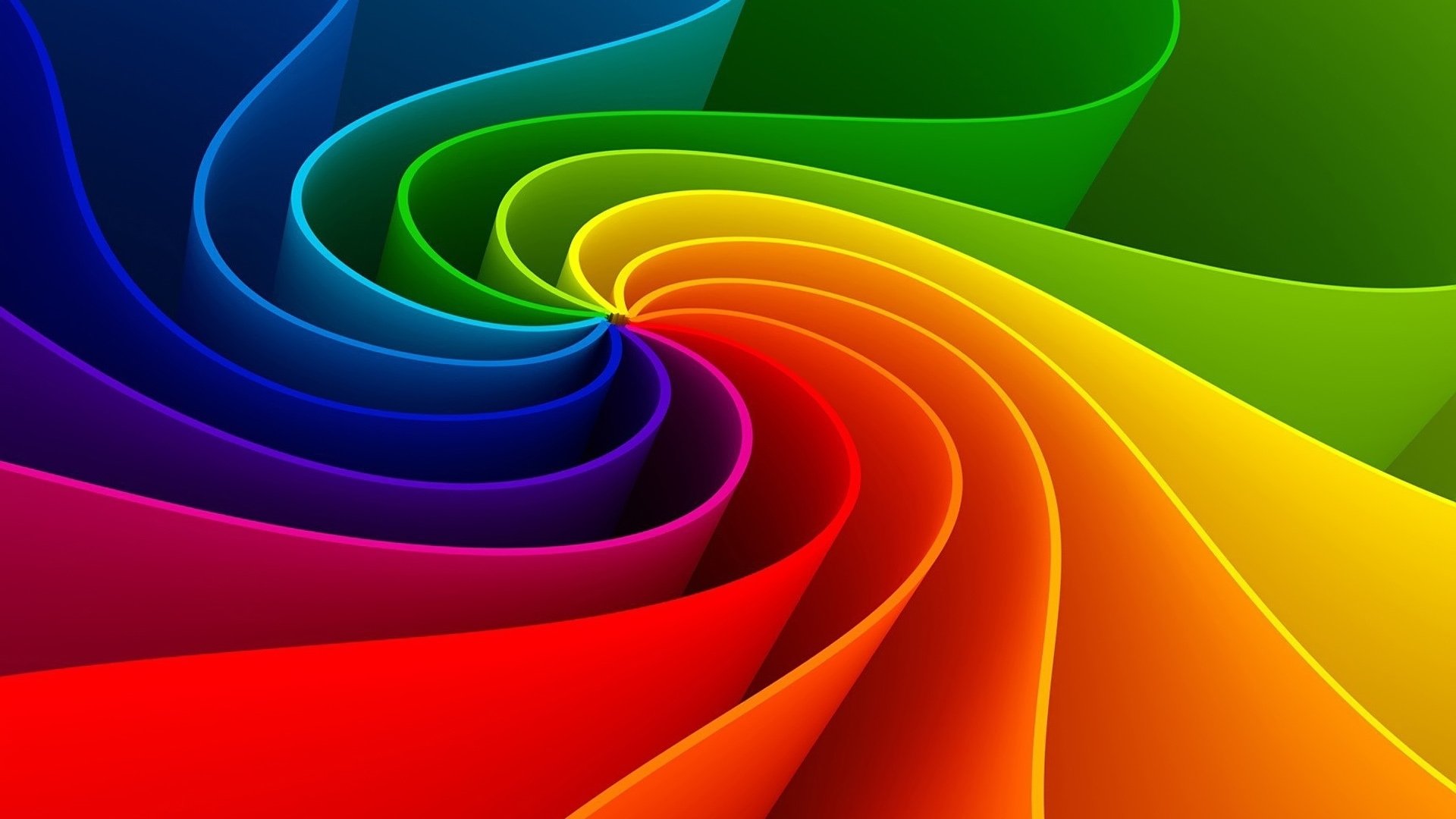 vernici multicolore arcobaleno linee curva