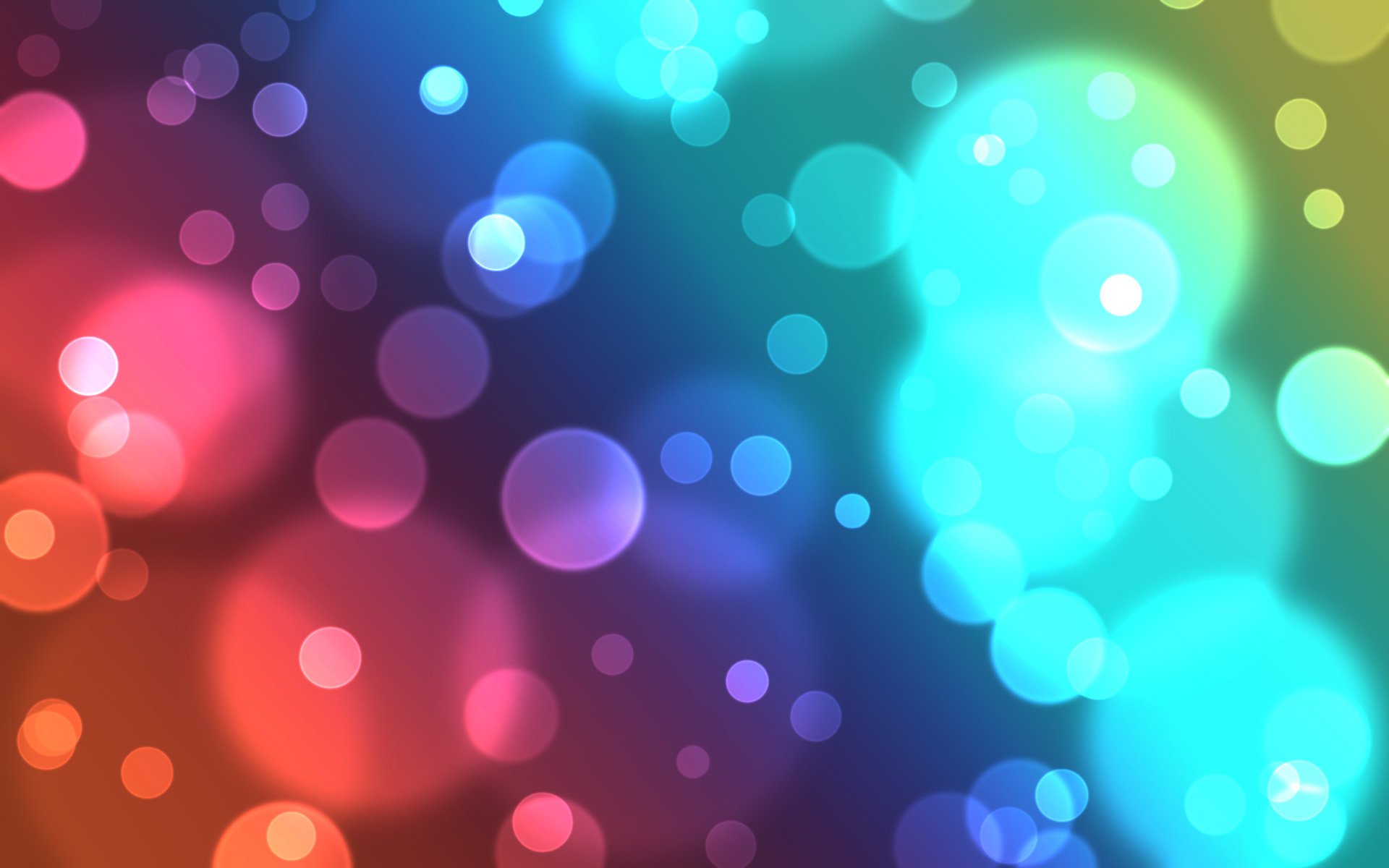 abstraction cercles motifs points bokeh peintures modèles points couleurs 1920x1200