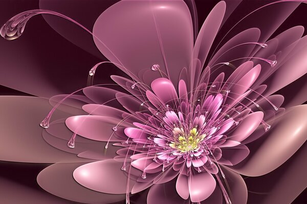 Lilac flower. Beautiful art