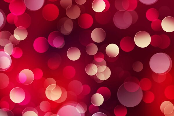 Abstraction of bright lights in bokeh shooting