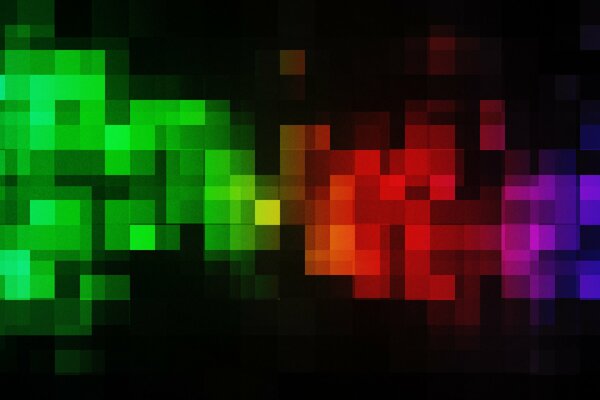 Modello astratto di pixel colorati