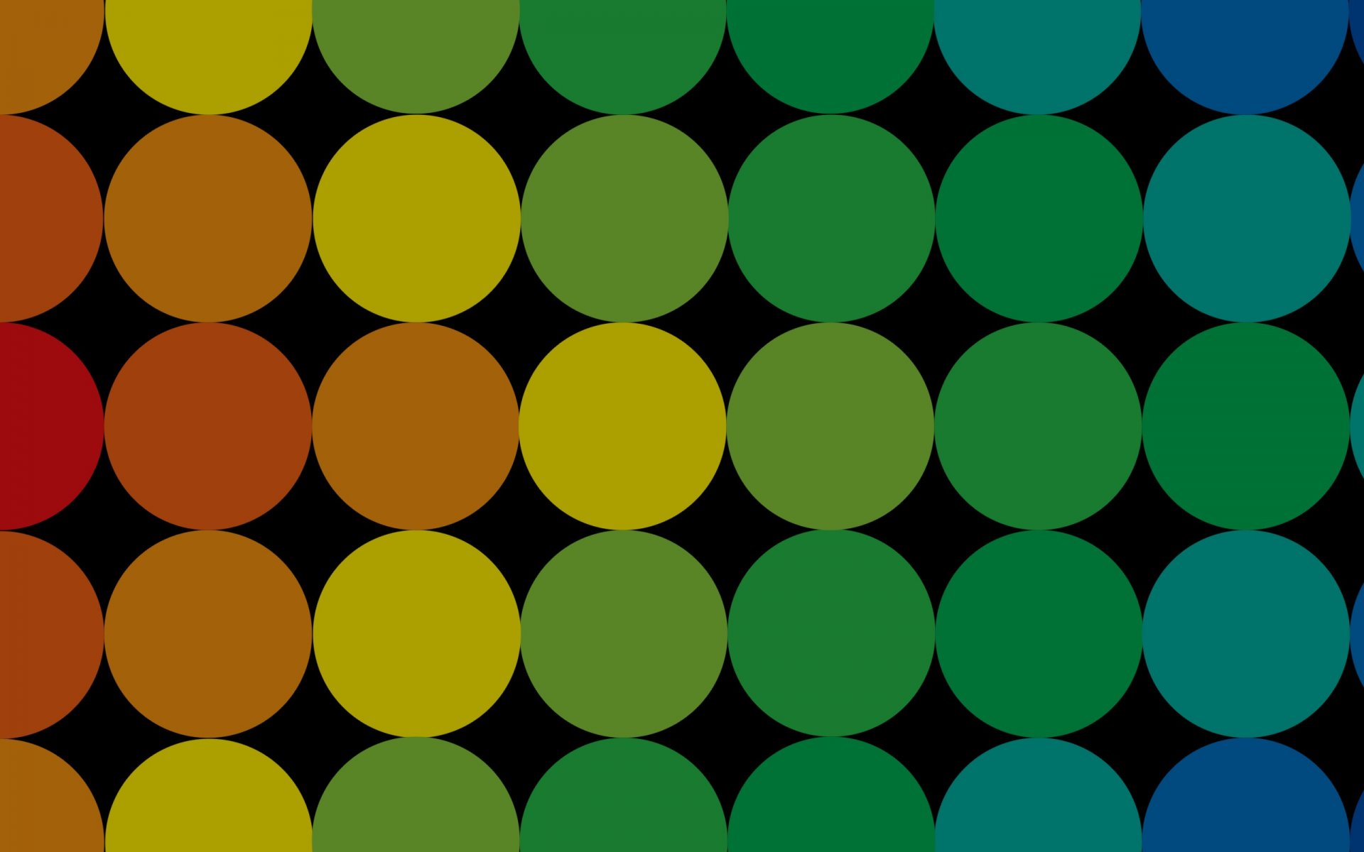 abstraction cercles motifs peintures modèles couleurs 2560x1600