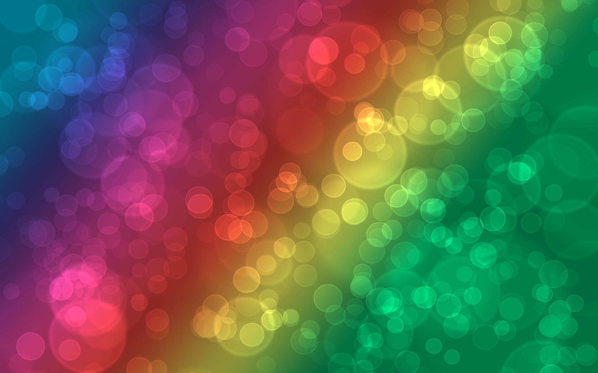 abstrakcja koła wzory kropki bokeh farby rainbow wzory kropki kolory 1920x1200