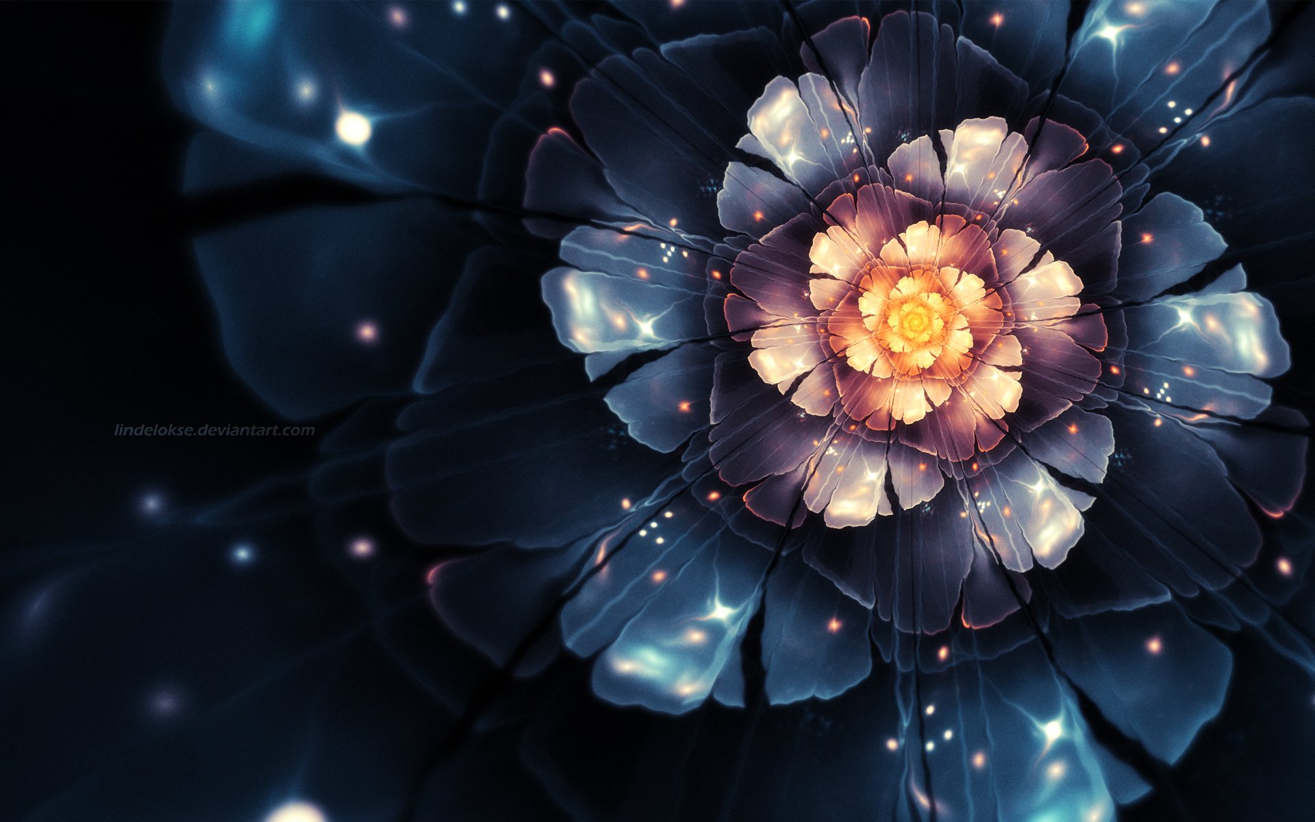 flower fractals the scent of the night