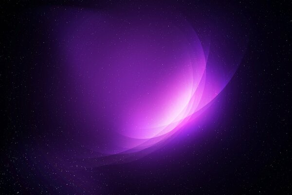 Purple abstraction on a dark background. Macintosh