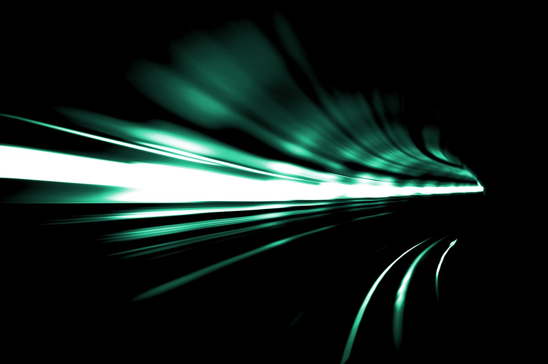 rotation tunnel light speed abstract