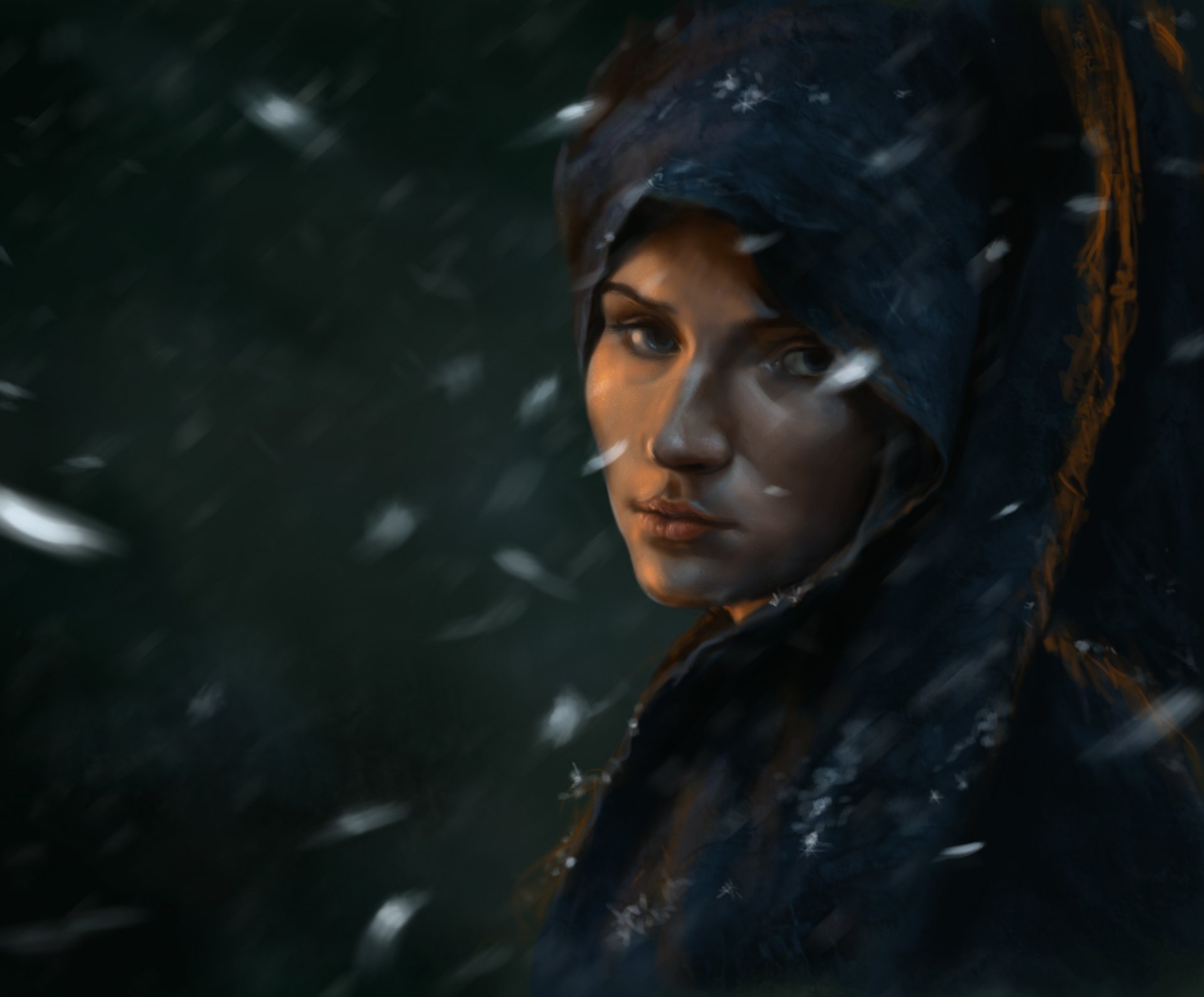 art game of thrones alayne stone alaina stone sansa stark girl snow cloak coat