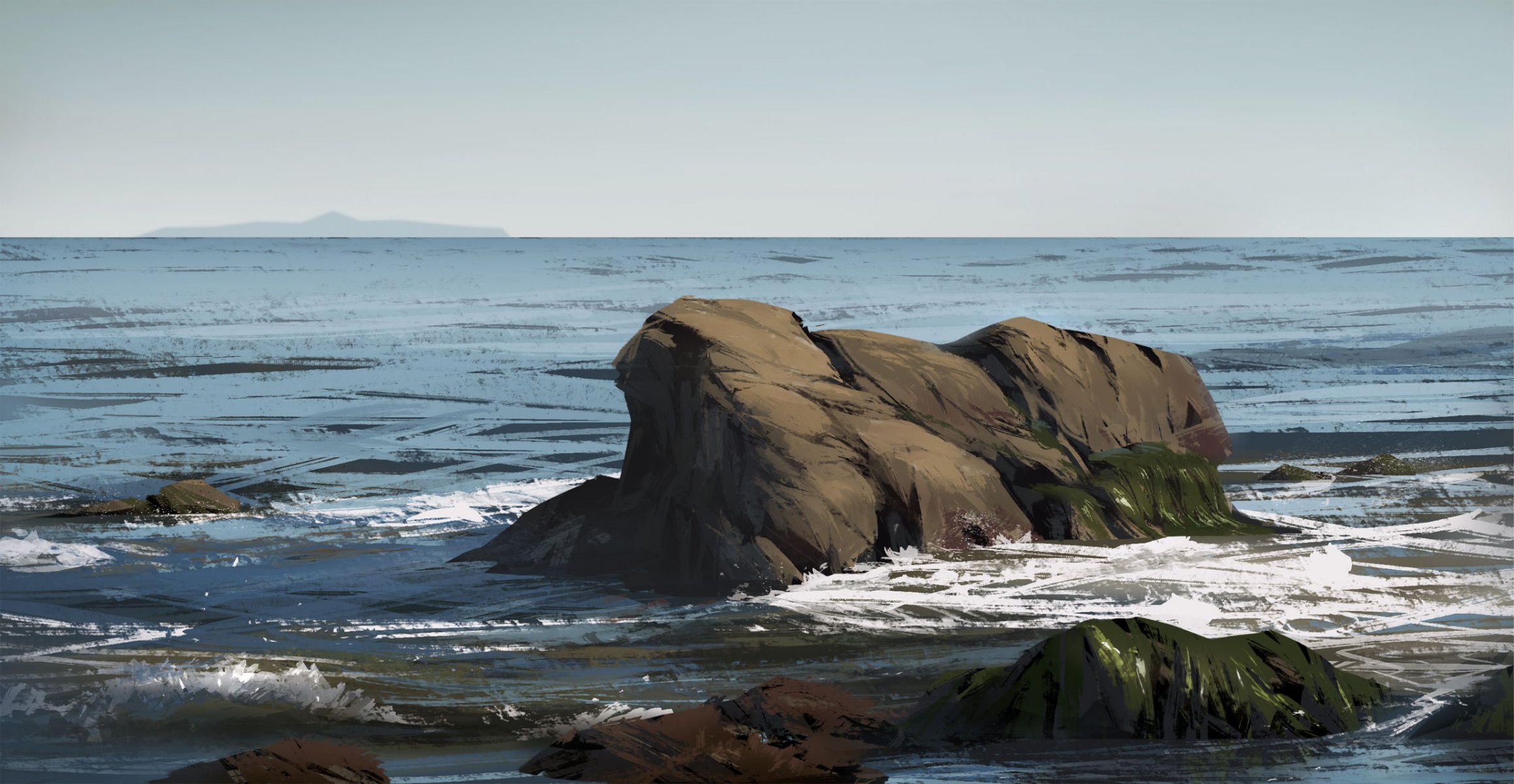 kunst landschaft natur meer steine