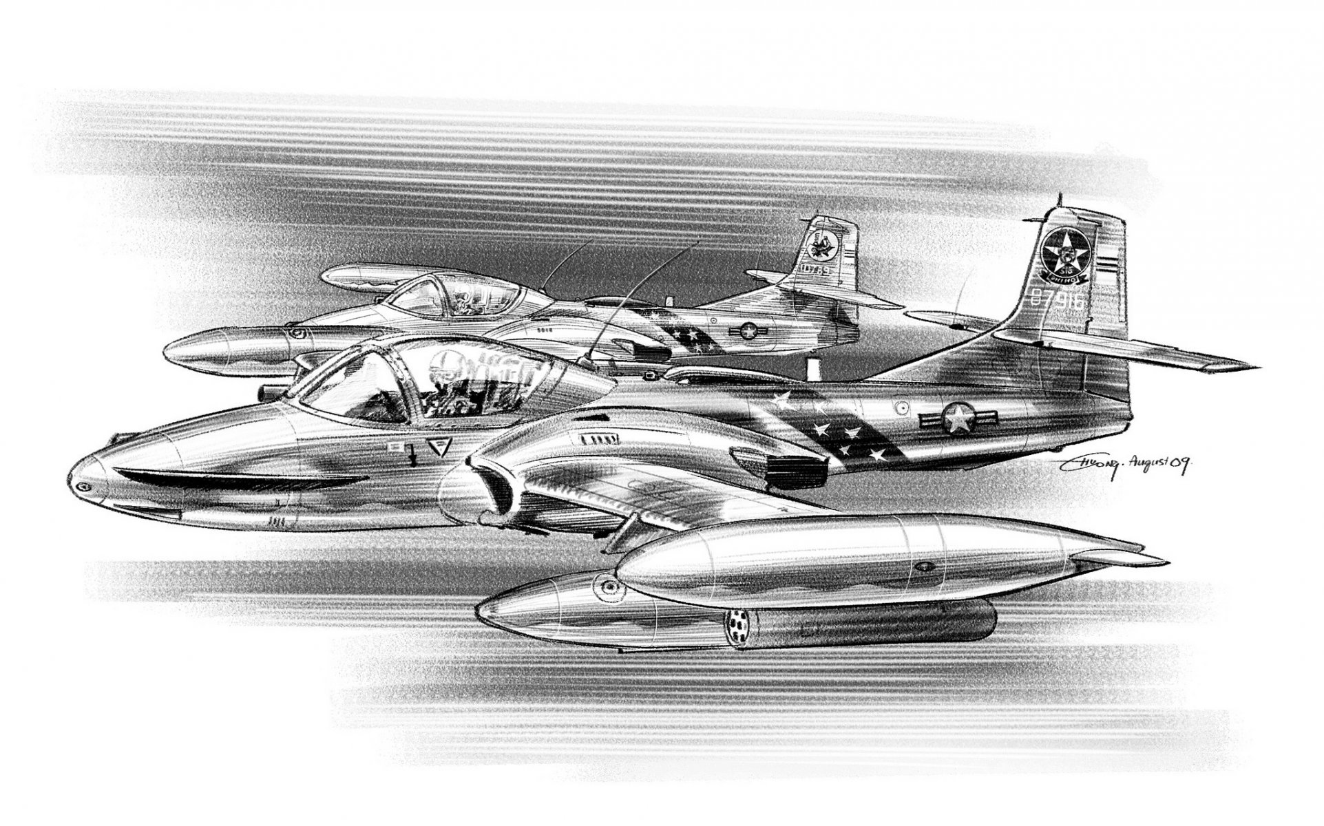 cessna a-37 dragonfly attack pencil