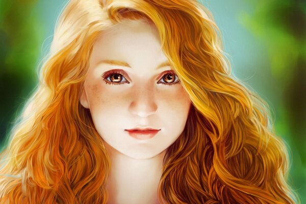 Redhead ragazza è come il sole