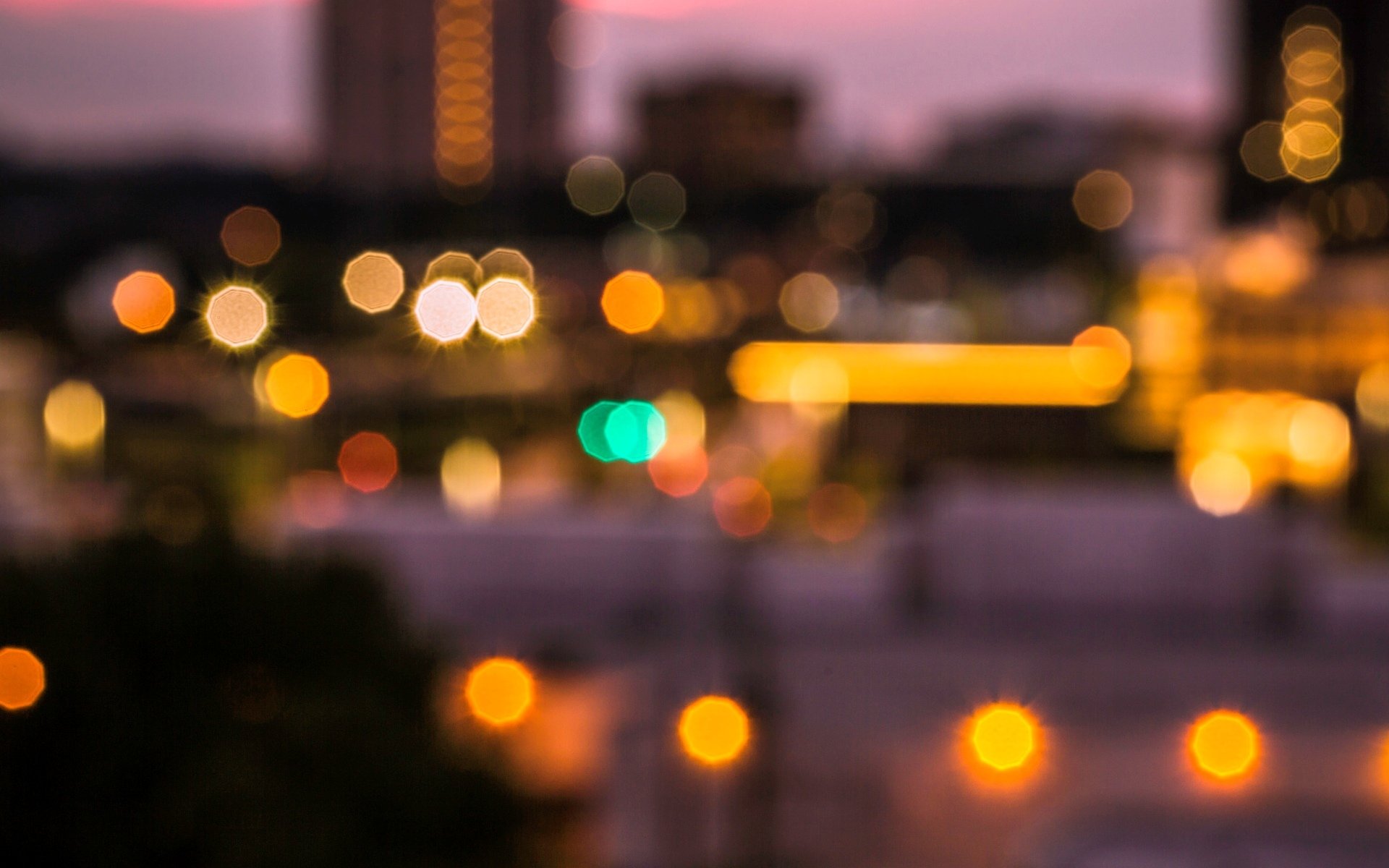 makro bokeh makro światła miasto rozmycie tło tapeta panoramiczny pełny ekran panoramiczny