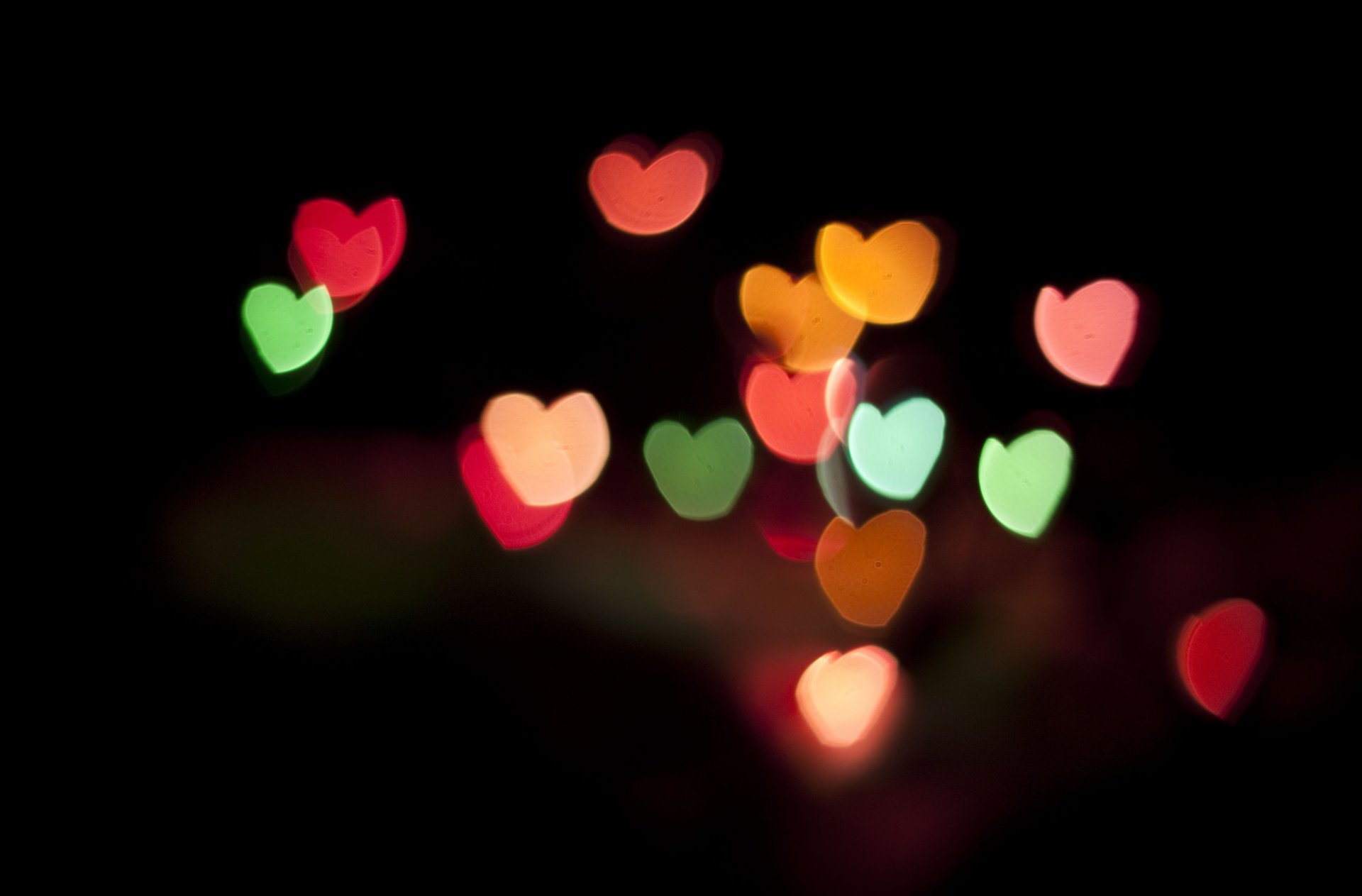 close up bokeh heart color macro background wallpaper widescreen full screen hd wallpaper