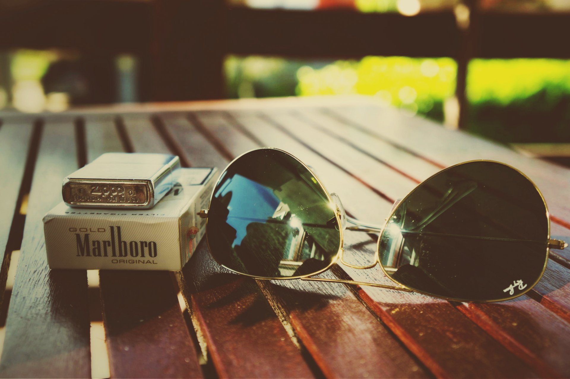 ray ban zippo marlboro zapalniczka papierosy okulary