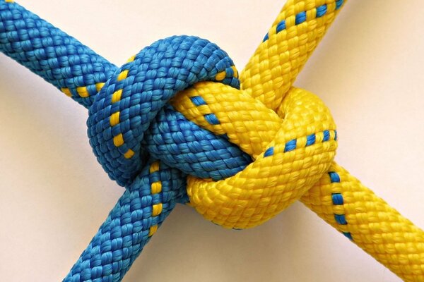 Blue Yellow Sea Knot