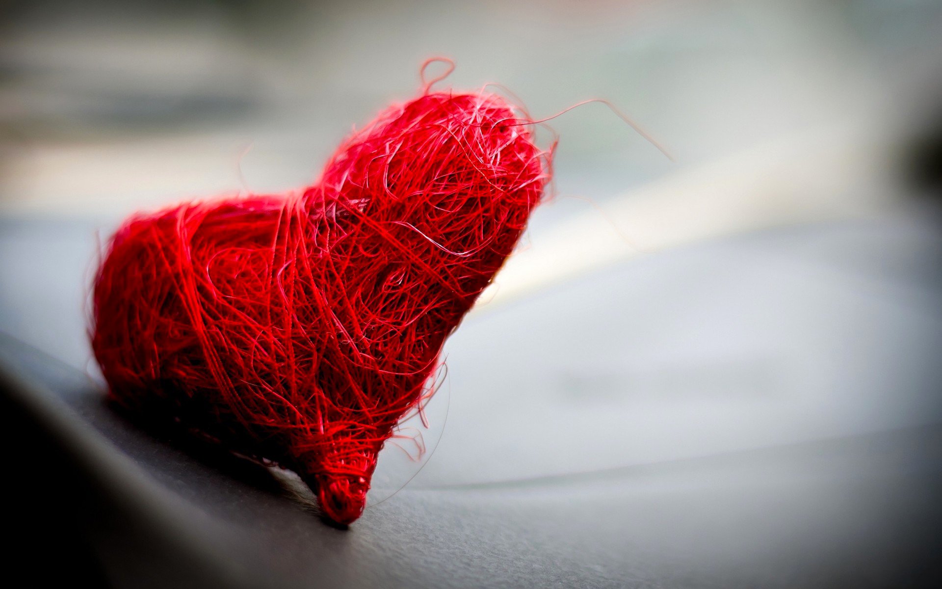 macro cuore rosso tenero romantico